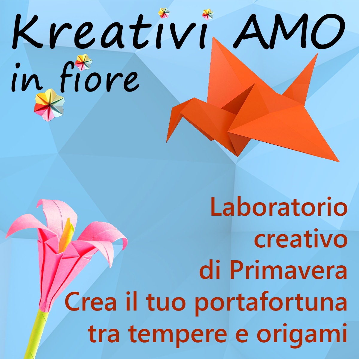 KreativiAMO in fiore quadrato 1 - Kreativa